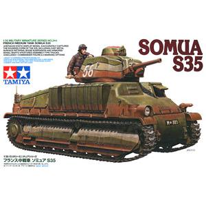 TAMIYA 35344 1/35 WW II法國.陸軍 索摩亞/SOMUA公司 S.35中型坦克