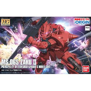 BANDAI 196423 1/144 ORIGIN#001-MS-06S 薩克II/夏亞專用型 Zaku II