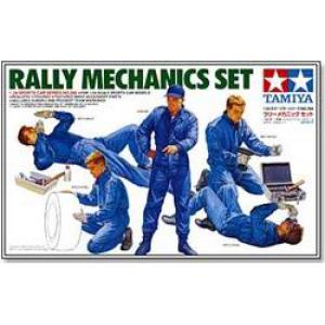 TAMIYA 24266 1/24 拉力車賽 維修技工人物