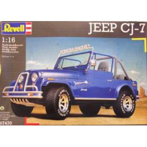 REVELL 07470 1/16 美國.克萊斯勒公司 CJ-7 吉普車