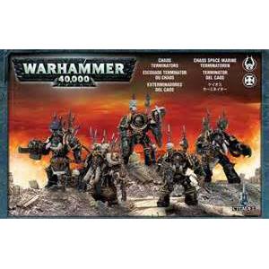 GAMES WORKSHOP GW 43-19 戰鎚40K系列--卡傲斯終結者 CHAOS TERMINTORS