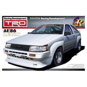 AOSHIMA 002704 1/24 豐田汽車 AE86 LEVIN N2式樣轎跑車 