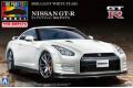 AOSHIMA 011348 1/24 日產汽車 R35 GT-R轎跑車/珍珠白色車殼塗裝完成品/2014年