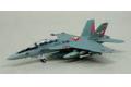 WITTY W144-07001 金屬完成品--1/144 美國.海軍 F/A-18F'超級大黃蜂'戰鬥教練機/VFA-102中隊100周年紀念式樣