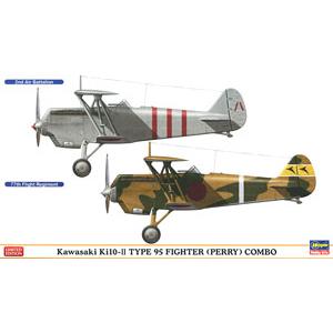 HASEGAWA 02149 1/72 WW II日本.帝國陸軍 川崎公司Ki-10'95式'戰鬥機/2架入/限量生產