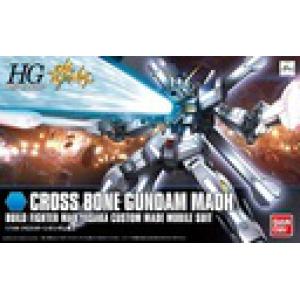 BANDAI 189510 1/144 HG版BUILD FIGHTERS#014 骷顱魔王鋼彈 CROSS BONE