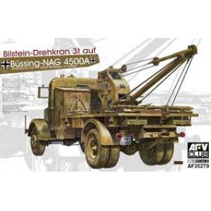 AFV CLUB 35279 1/35 WW II德國.陸軍 Bussing-NAG 4500A  Kfz.100卡車帶Bilstein 3t吊臂.吊車