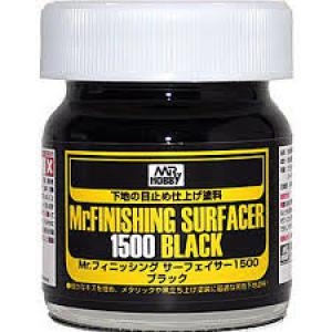 GUNZE SF-288  #1500 黑色液態補土 MR.FINISHING SURFACER 1500 BLACK