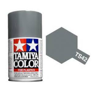 TAMIYA TS-42  噴罐/淺槍鐵色(光澤/gloss) LIGHT GUN METAL