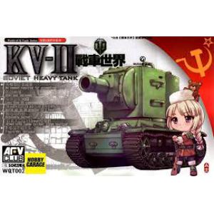 AFV CLUB WQT-002 Q版坦克--WW II蘇聯.陸軍 KV-II坦克/免膠水