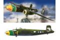 HK MOLDELS 01E02 1/32 WW II美國.陸軍 B-25J'米契爾'低空掃射機