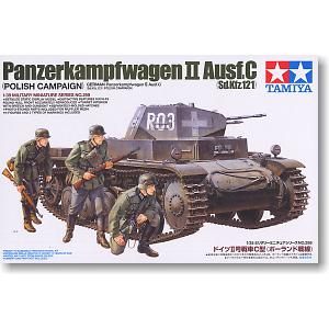 TAMIYA 35299 1/35  WW II德國.陸軍 Sd.Kfz.121二號C型坦克/波蘭戰役式樣