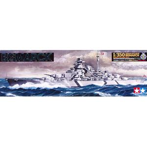 TAMIYA 78013 1/350 WW II德國.海軍 俾斯麥級'俾斯麥/BISMARCK'戰列艦