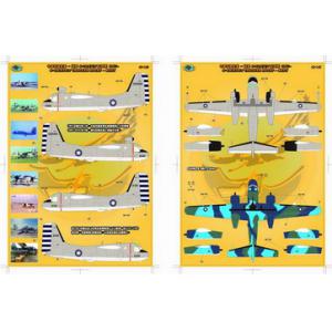 TIGER WINGS tw-48-145 1/48 台灣.海/空軍 S-2A/E/G/T'追蹤者'反潛機適用水貼紙