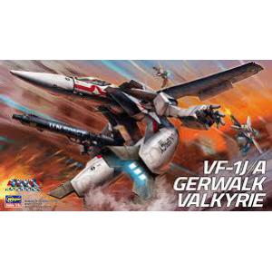 HASEGAWA 65725 1/72 超時空要塞系列--變形(中)狀態VF-1J/A女武神 GERWALK VALKYRIE