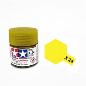 TAMIYA x-24  壓克力系水性/透明黃色 CLEAR YELLOW 45035432
