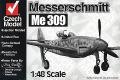 CZECH MODEL 4807 1/48 二戰德國空軍 梅塞斯密特公司ME-309V1實驗戰鬥機@...
