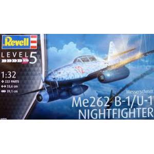 REVELL 04995 1/32 WW II德國.空軍 梅賽斯密特公司 ME-262 B-1/U-1'燕'夜間戰鬥機