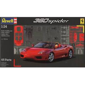 REVELL 07085 1/24 法拉利汽車 360 SPIDER 敞篷跑車