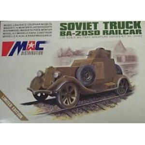 MAC DISTRIBUTION 1/35 WW II蘇聯.陸軍 BA-20SD 鐵道卡車