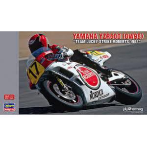 HASEGAWA 21707 1/12 山葉機車 YZR-500(OW98)摩托車/1988年世界摩托車GP賽事.LUCKY STRIKE小組ROBERT式樣/限量生產