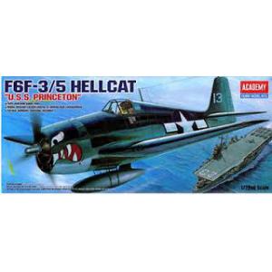 ACADEMY 2224 1/72 WW II美國.海軍 F6F-3/5'地獄貓'戰鬥機/駐普林斯頓航空母艦中隊