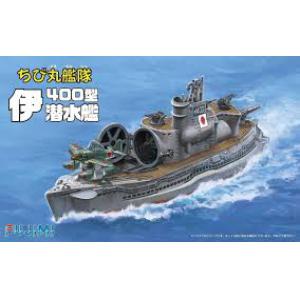 FUJIMI 422466 蛋船--WW II日本.帝國海軍 '伊400'帶斜口鉗潛水艦/2艘.免膠水多色成型