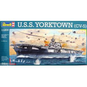 REVELL 05800 1/1200 MINISHIP系列--WW II美國.海軍 CV-5'約克城'航空母艦