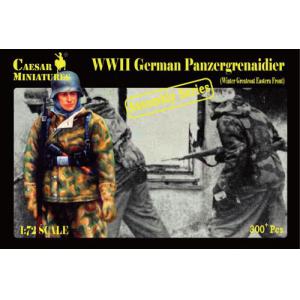 CAESAR MINIATURES 7714 1/72 WW II德國.陸軍 東部戰線.著冬季服裝 裝甲擲彈兵人物(組合系列)