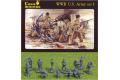 CAESAR MINIATURES H-054 1/72 WW II美國.陸軍 步兵人物SET.I