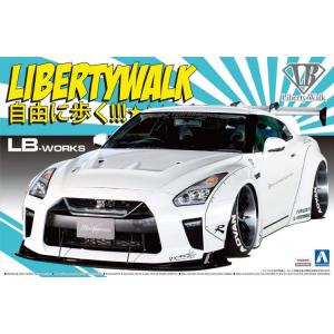 AOSHIMA 055908 1/24 日產汽車 R-35 GT-R type 1.5'天際線'轎跑車/LB WORKS改裝式樣