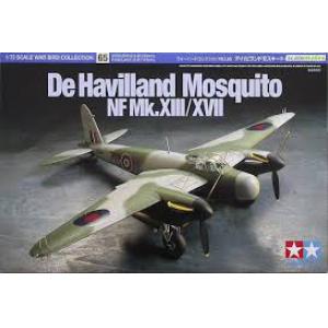 TAMIYA 60765 1/72  WW II英國.空軍 '蚊'NF.MK-XIII/XVII戰鬥轟炸機