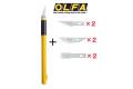 OLFA 157B 高級精工筆刀組(附3種刀型刀片) ART KNIFE PROFESSIONAL