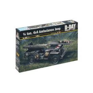 ITALERI 0326 1/35 WW II美國.陸軍 1/4噸4X4救護吉普車