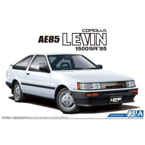 AOSHIMA 055939 1/24 豐田汽車 AE-85'卡蘿拉/COROLLA LEVIN'1500SR轎跑車/1985年份