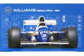 FUJIMI 092126-GP-24 1/20 威廉士車隊 FW-16方程式賽車/1994年.聖馬力諾站.巴西站式樣@@