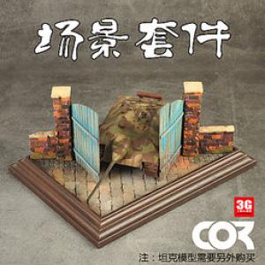 CORMAKE CJ-0103 1/35 歐洲莊園木門外牆場景套件@@