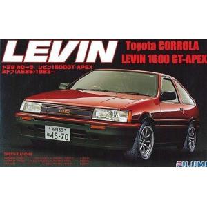 FUJIMI 038650-ID-9 1/24 豐田汽車 '卡蘿拉/CORROLA' LEVIN 1600 GT-APEX (AE86)1983年分轎跑車