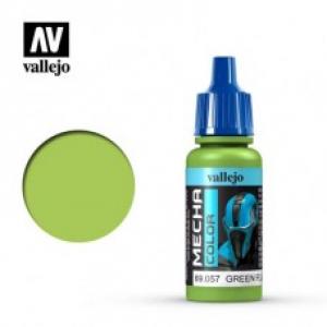 VALLEJO 69.057 機甲色彩系列-- 螢光綠（螢光色） Green Fluorescent