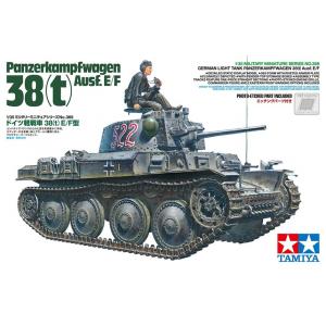 TAMIYA 35369 1/35 WW II德國.陸軍 PANZERKAMPFWAGEN 38(t)Ausf.E/F輕型坦克/含蝕刻片