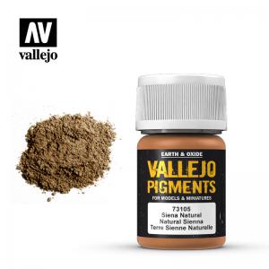 VALLEJO 73.105 色粉.PIGMENTS--天然黃土色 SIENNA NATURAL