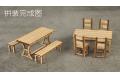 CORMAKE CJ-3007A 1/35 桌椅 TABLE & CHAIR