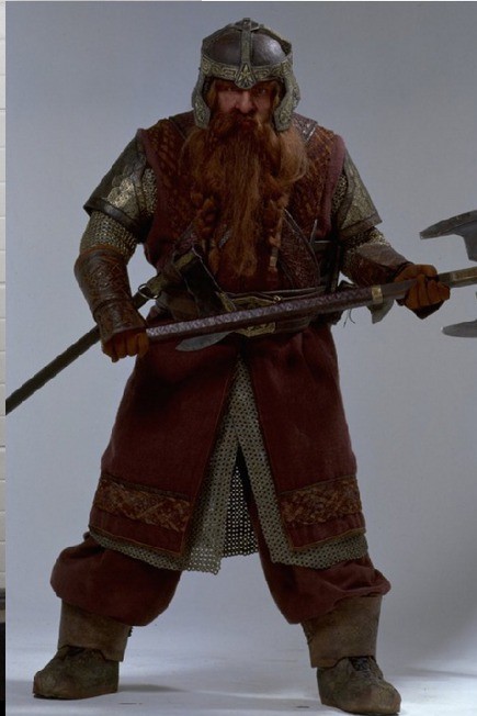 toy biz 81373 1/6 魔戒系列--矮人族.金雳 gimli