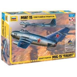 ZVEZDA 7317 1/72 蘇聯.空軍 米格公司 MIG-15'柴捆'戰鬥機