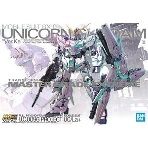 BANDAI 5060277 1/100 MG.EX版--RX-0 獨角獸鋼彈VER.KA UNICORN GUNDAM VER.KA