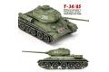 團購.RFM/麥田 RM-5059 1/35 中國.人民解放軍 T-34/85坦克/韓戰.義勇軍215號車式樣