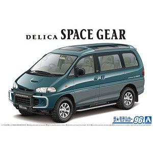 AOSHIMA 06140 1/24 三菱汽車 PE8W'得利卡.SPACE GEAR'麵包車/1996年分