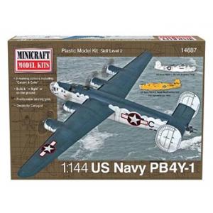 MINICRAFT 14687 1/144 WW II美國.海軍 康維爾公司 PBY4Y-1'解放者'反潛機