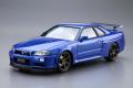 AOSHIMA 05858 1/24 日產汽車 BNR34 '天際線/SKYLINE'GT-R V-SPEC II轎跑車/2002年式樣