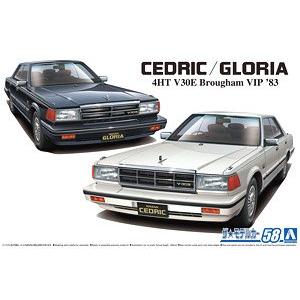 AOSHIMA 06145 1/24 豐田汽車 Y30/V30E'公爵.CEDRIC/卡蘿拉.GLORIA'轎車/1983年分